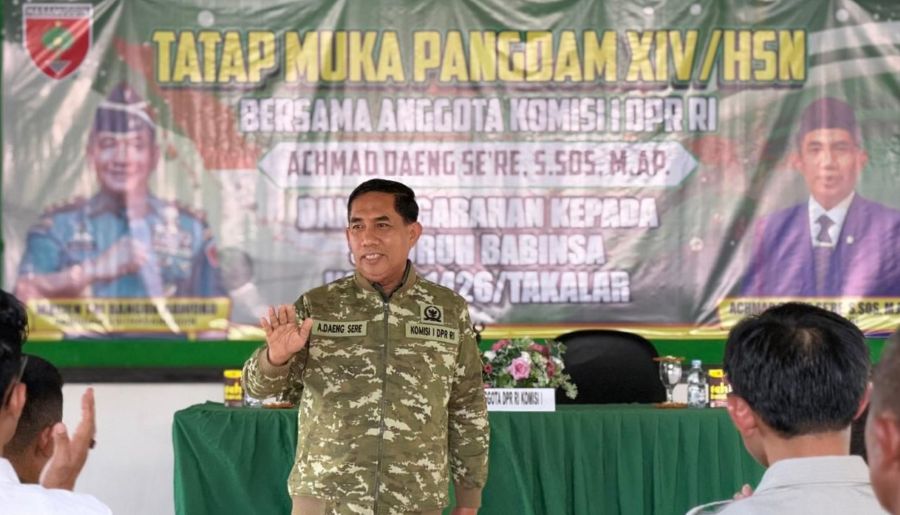 Achmad Daeng Se’re Tinjau Progres Pembangunan dan Serap Aspirasi Prajurit di Takalar